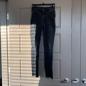 IMOGENE + WILLIE ELIZABETH DARK GREY HIGH WAIST SKINNY JEAN 24